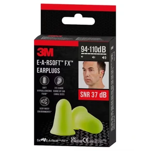 3M Zatyczki do uszu E-A-RSOFT FX stopery, 10 sztuk