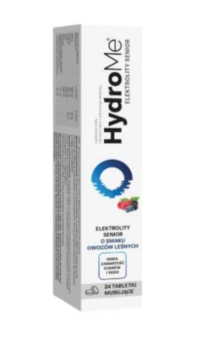 HydroMe Electrolytes Senior, Waldfruchtgeschmack, 24 Brausetabletten