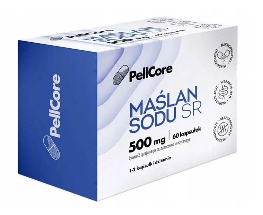 PellCore Natriumbutyrat SR 500 mg, 60 Kapseln