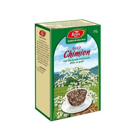 Ceai Chimion fructe, D117, 50 g, Fares