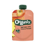 Eco Apfel-, Süßkartoffel- und Ananaspüree, +12 Monate, 100 gr, Organix