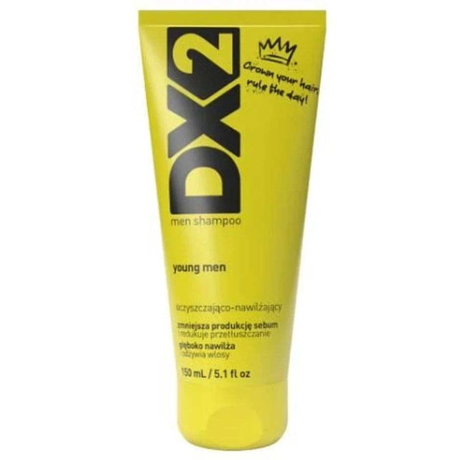 DX2 Young Men Szampon oczyszczająco-nawilżający, 150 ml: ceny i cechy