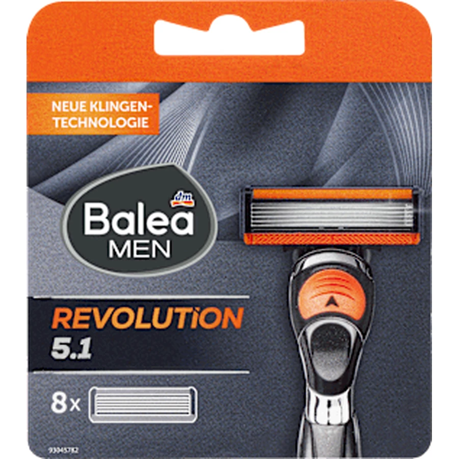 Balea MEN Revolution 5.1 Rasierklingen, 8 Stück