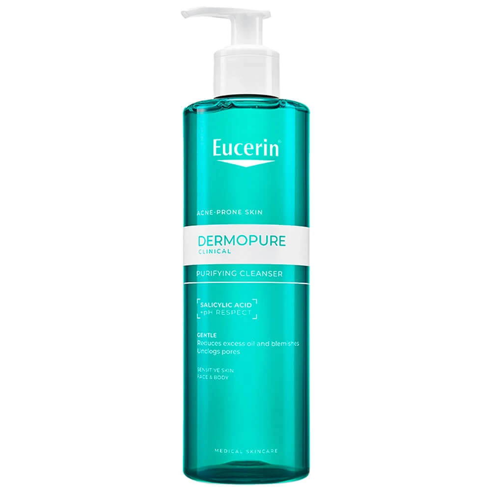 Eucerin DermoPure Clinical, Reinigungsgel für Gesicht und Körper, 400 ml