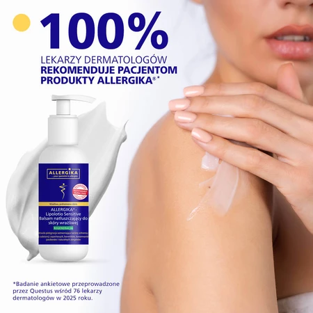 Allergica Lipolotio Sensitive, lozione corpo lubrificante, pelle sensibile, 500 ml