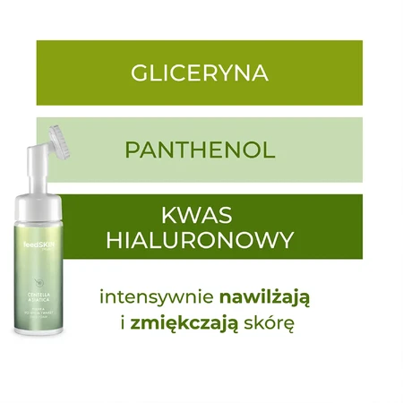 Sylveco FeedSkin Centella Asiatica, Gesichtsreinigungsschaum mit asiatischem Wakrot, 150 ml