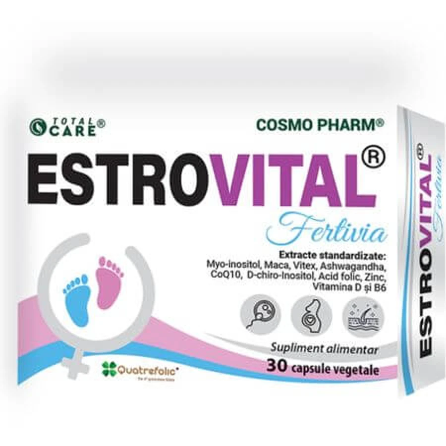 Estrovital Fertivia, 30 kapsułek, Cosmo Pharm: ceny i cechy