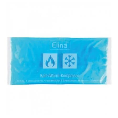 Kompresse mit Thermalgel für die Kalt-Warm-Therapie, 29 cm x 12 cm, 1 Stück, Elina Med