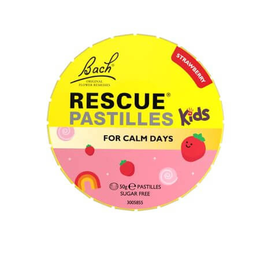 Tropfen mit Erdbeergeschmack für Kinder, 50 g, Rescue Remedy