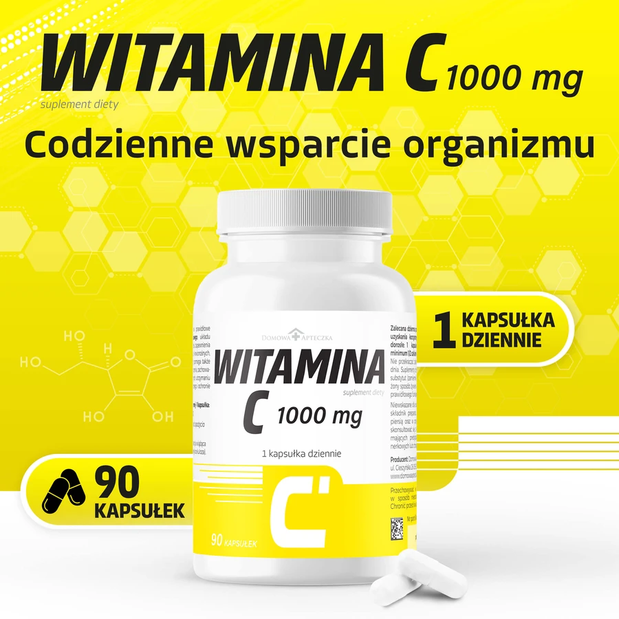Vitamine C 1000 mg, 90 gélules