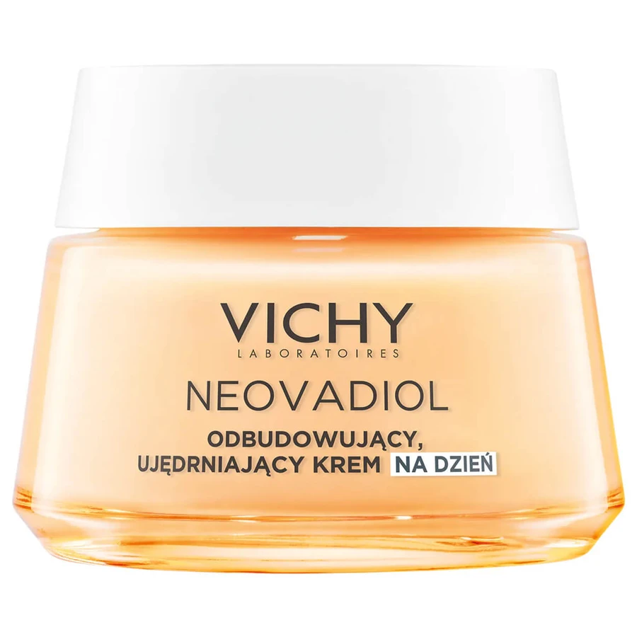 Vichy Neovadiol Meno 5 set, biphasic serum, 30 ml + day cream, normal and combination skin, 50 ml + light fluid SPF 50+, 15 ml + cosmetic bag free of charge