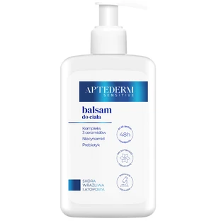 Aptederm Sensitive, balsam do ciała, skóra wrażliwa i atopowa, 400 ml