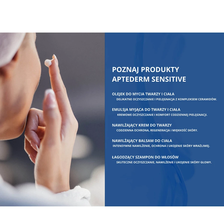 Aptederm Sensitive, balsam do ciała, skóra wrażliwa i atopowa, 400 ml: ceny i cechy