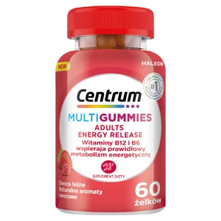 Centrum MultiGummies Adult Energy Release, gelatine, 60 pezzi