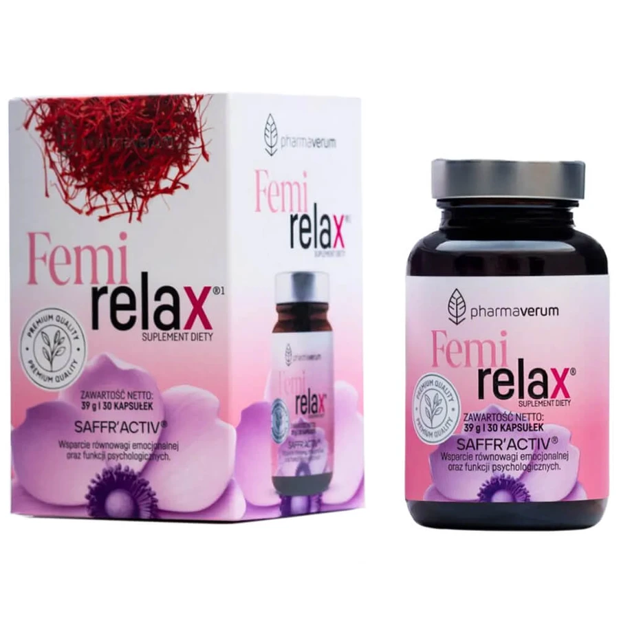 Pharmaverum Femirelax, 30 kapsułek: ceny i cechy