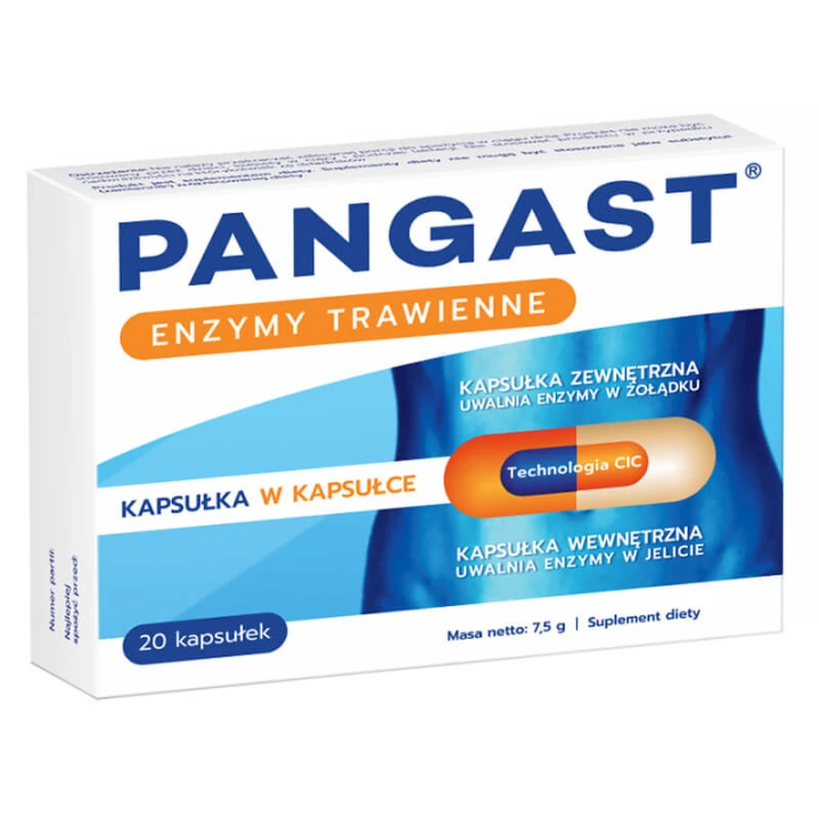 Pangast, 20 Kapseln