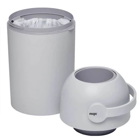 Magic Majestic, used diaper garbage can, blue, 40 l + bags, 15 pieces