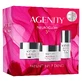 Set Agenity 5° NeuroGlow 2025, modellierende verjüngende Tagescreme, SPF 20, 50 ml + reparierende verjüngende Nachtcreme, 50 ml + verjüngendes Peptidkonzentrat, 30 ml