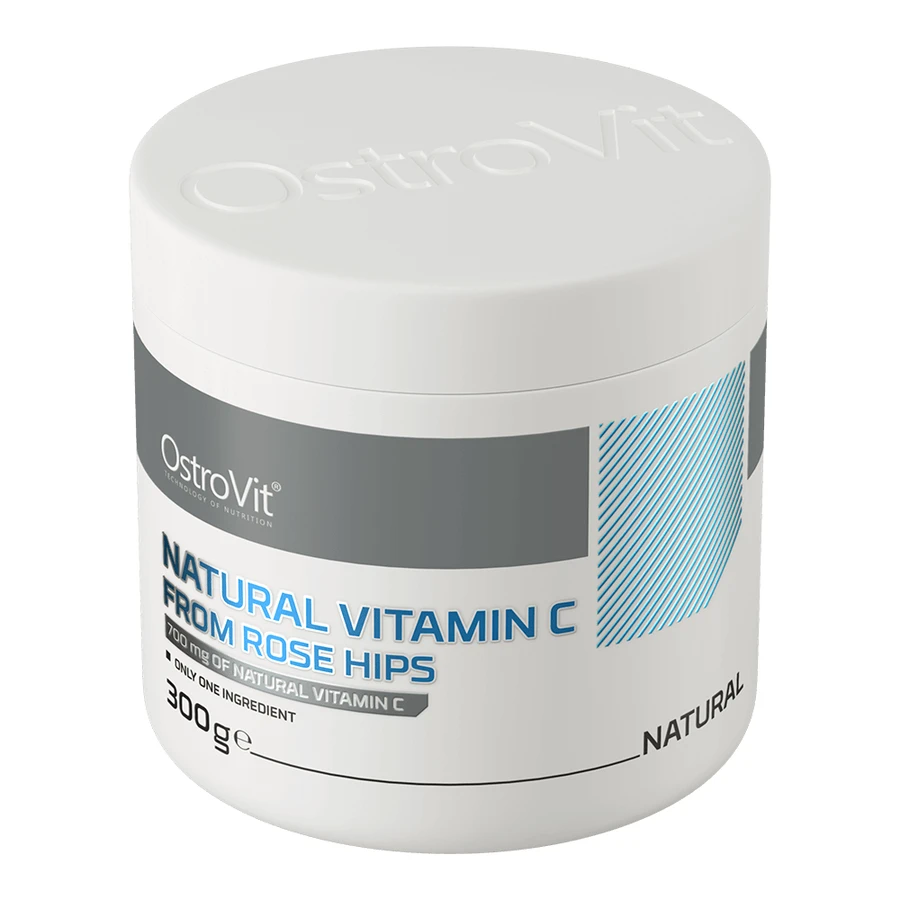 OstroVit Natürliches Vitamin C aus Hagebutten, natürliches Vitamin C aus Hagebutten, 300 g