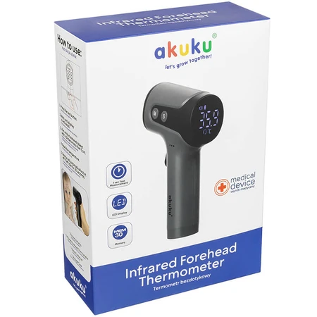 Ackuku, berührungsloses Infrarot-Thermometer, A0693