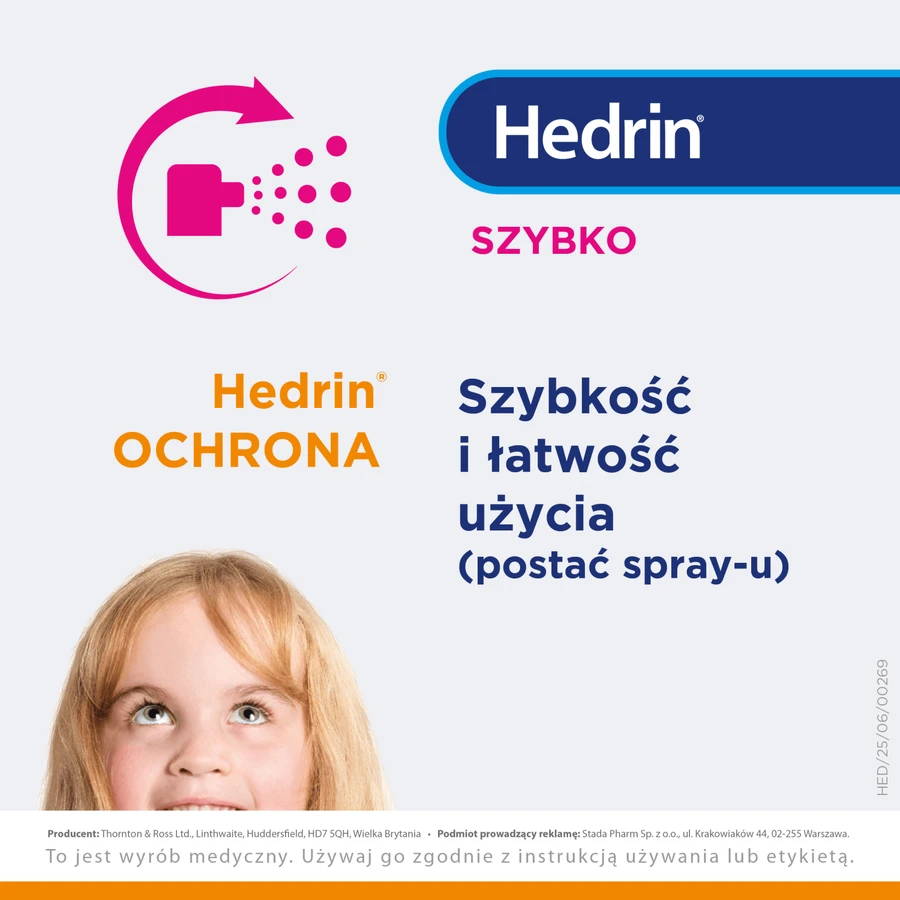 Hedrin Protection, spray balsam protector împotriva păduchilor, 100 ml