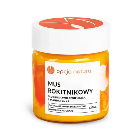 Natura Option, Espuma corporal de espino amarillo, 120 ml