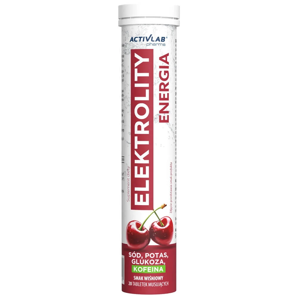 Activlab Pharma Elektrolity Energia, Kirschgeschmack, 20 Brausetabletten
