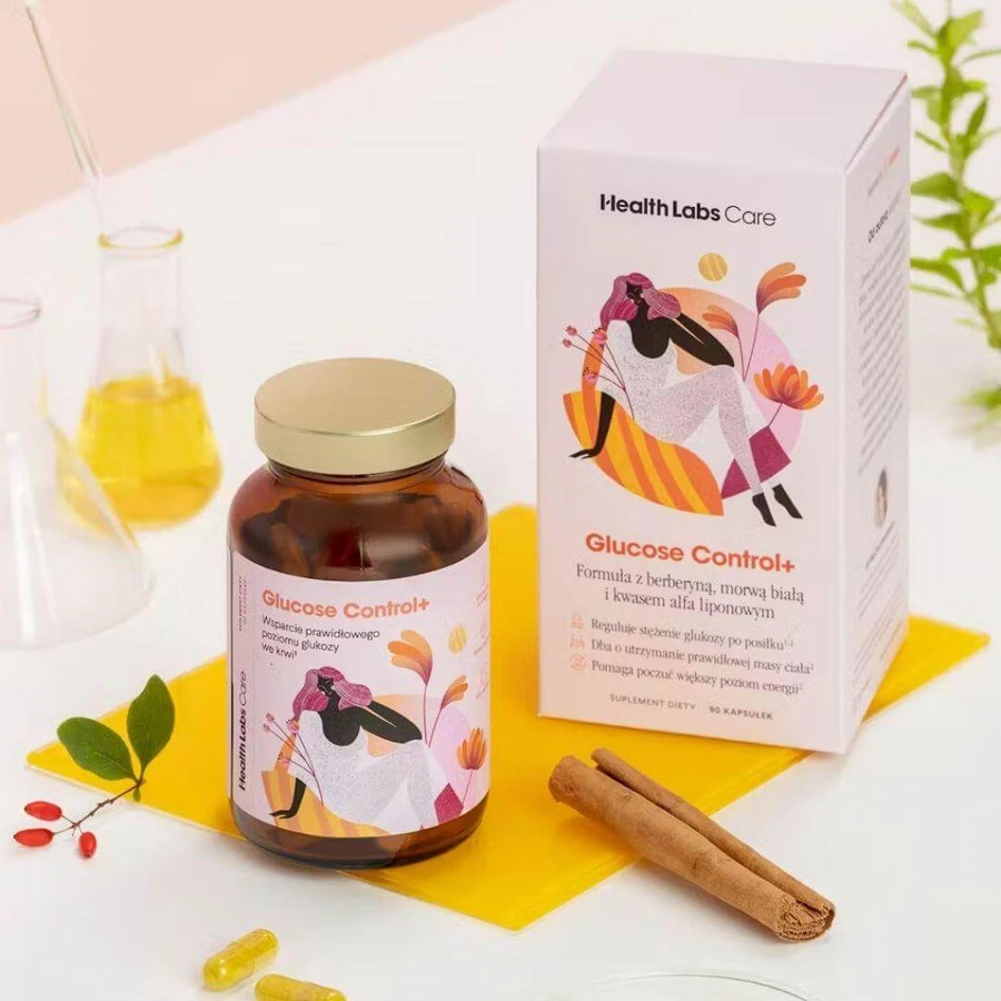 Health Labs, Glucose Control+, 90 kapsułek: ceny i cechy