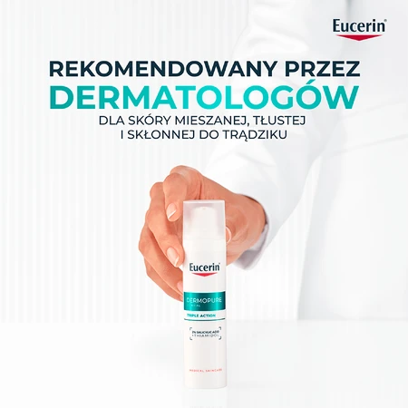 Eucerin DermoPure Clinical Triple Action, Serum mit dreifacher Wirkung für fettige und zu Akne neigende Haut, 40 ml