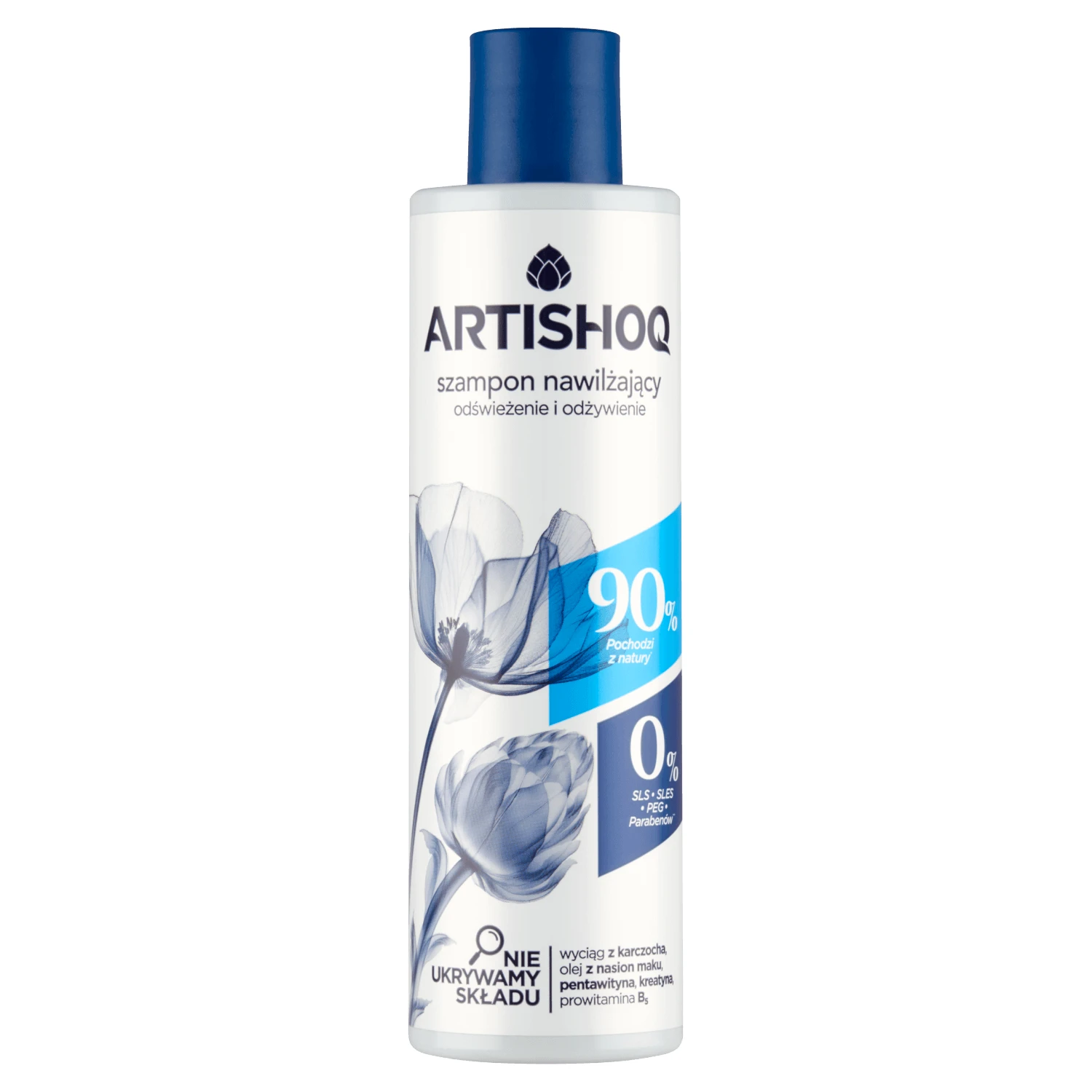 Artishoq, feuchtigkeitsspendendes Shampoo, erfrischend und pflegend, 200 ml