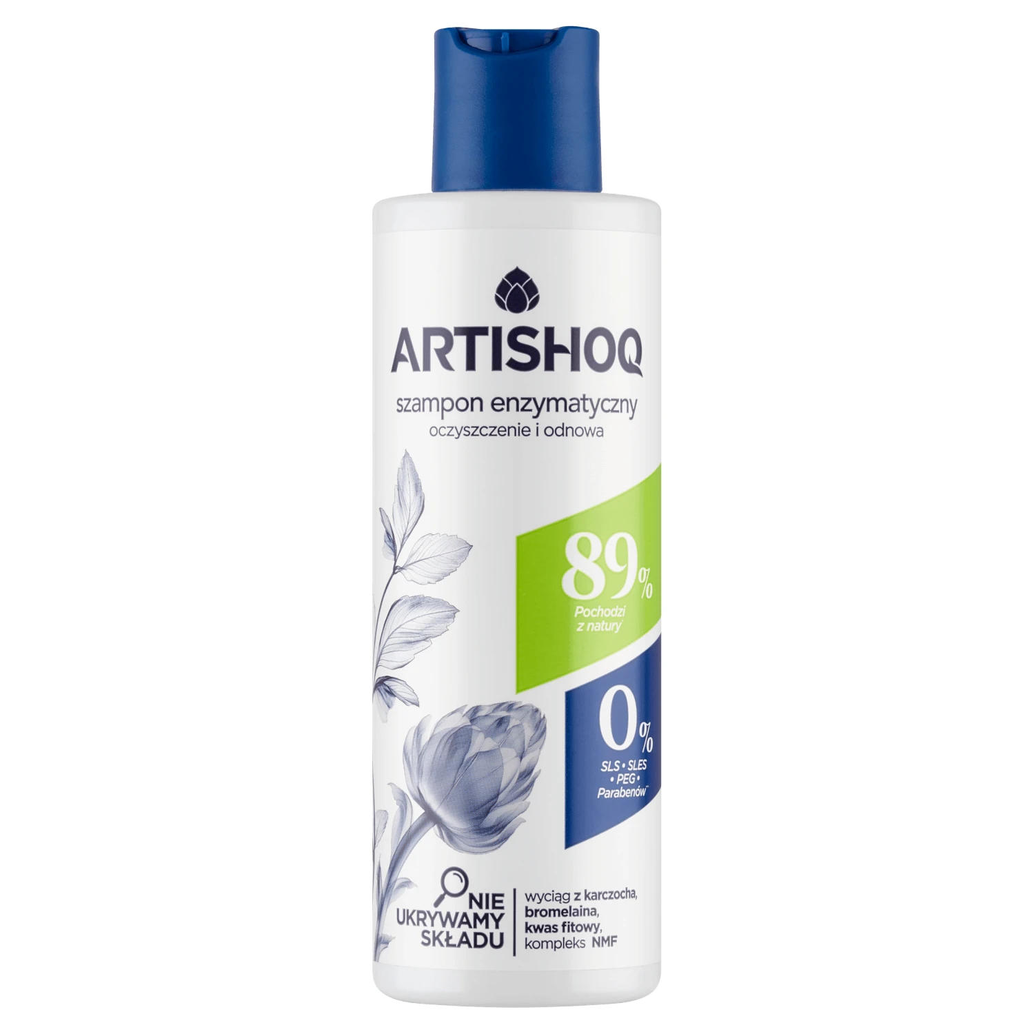 Artishoq, Enzymshampoo, reinigen und erneuern, 150 ml