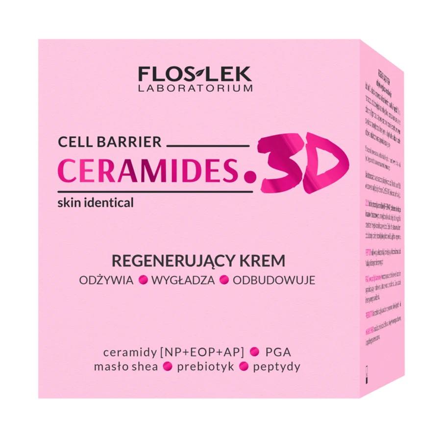 Floslek Laboratorium Ceramides. Crème visage régénérante 3D, 50 ml