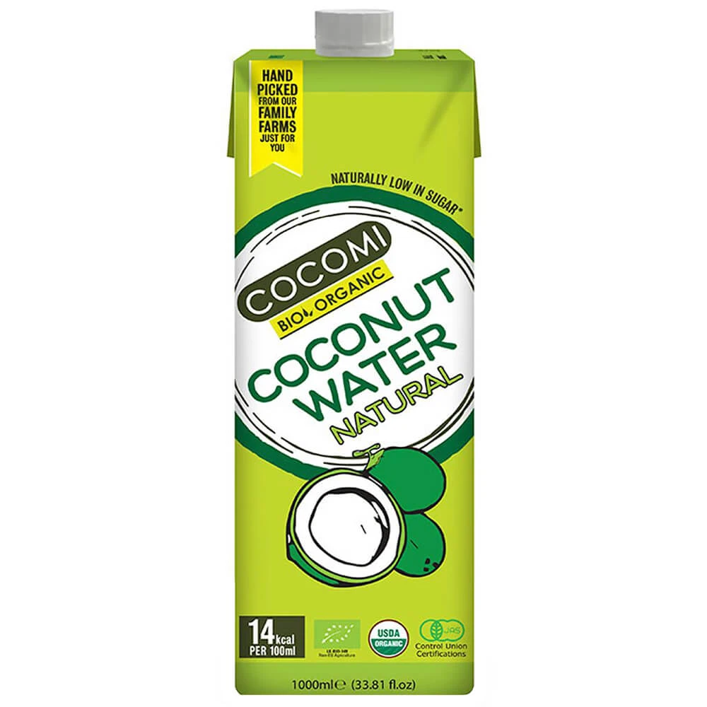 Cocomi, natürliches Kokosnusswasser bio, 1 l