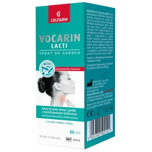Vocarin Lacti, spray per la gola, 30 ml