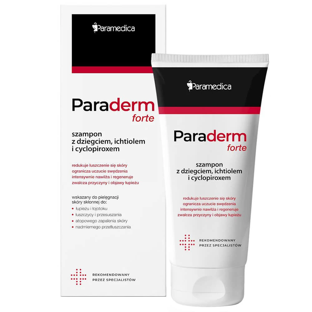 Paraderm Forte, Shampoo mit Teer, Ichthyol und Cyclopirox, 150 g