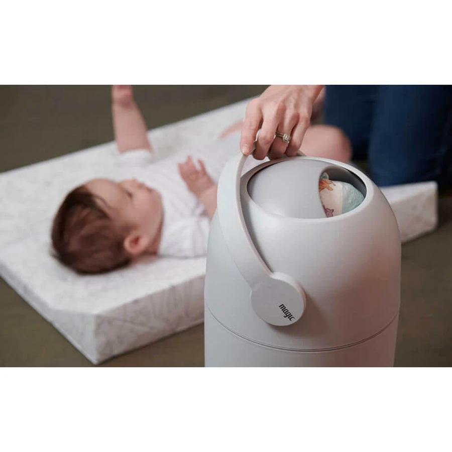 Magic Majestic, Gebrauchtwindeleimer, weiß, 40 l + Beutel, 15 Stück