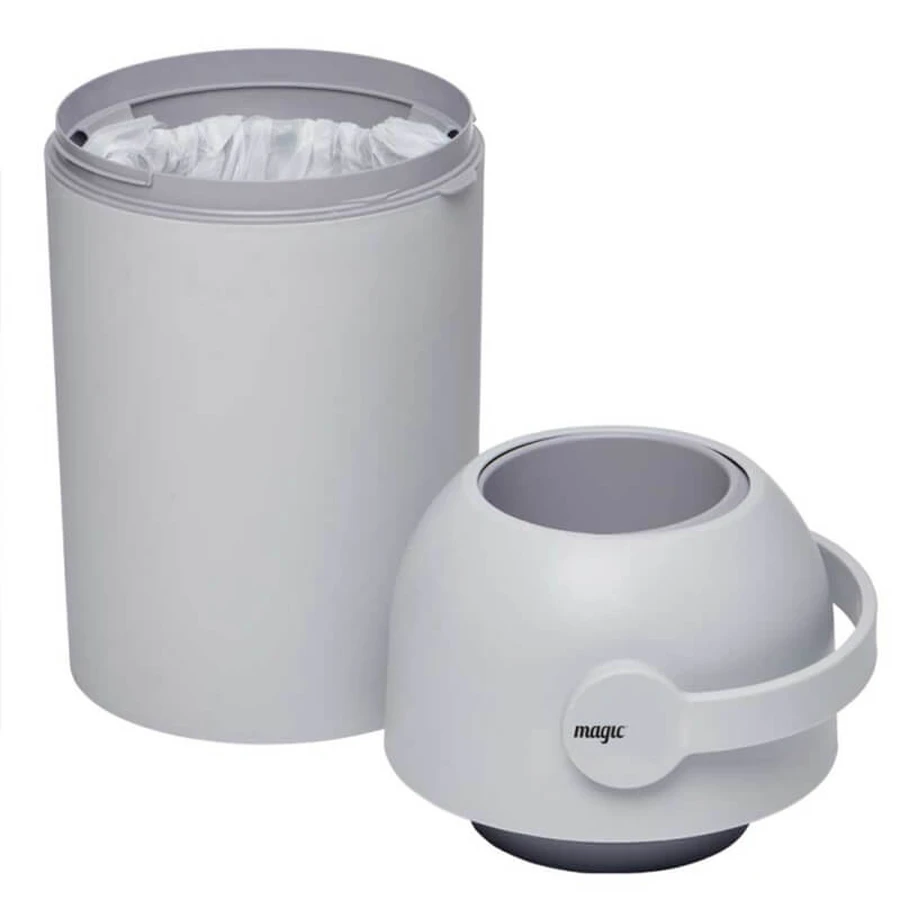 Magic Majestic, Gebrauchtwindeleimer, weiß, 40 l + Beutel, 15 Stück