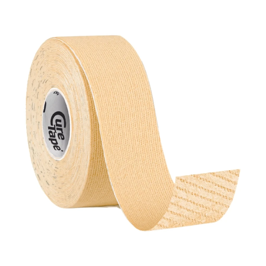 CureTape Beauty, taśma do kinesiotapingu twarzy i tapingu estetycznego, jasnobeżowa, 2,5 cm x 5 m, 1 sztuka: ceny i cechy
