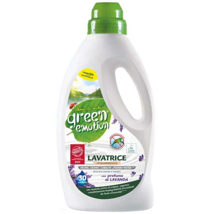 Green Emotion, Waschmittel, hypoallergen, Lavendel, 1500 ml