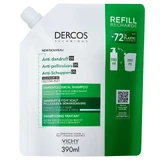Vichy Dercos Anti Dandruff DS, șampon anti-mătreață, păr normal și gras, rezervă, 390 ml