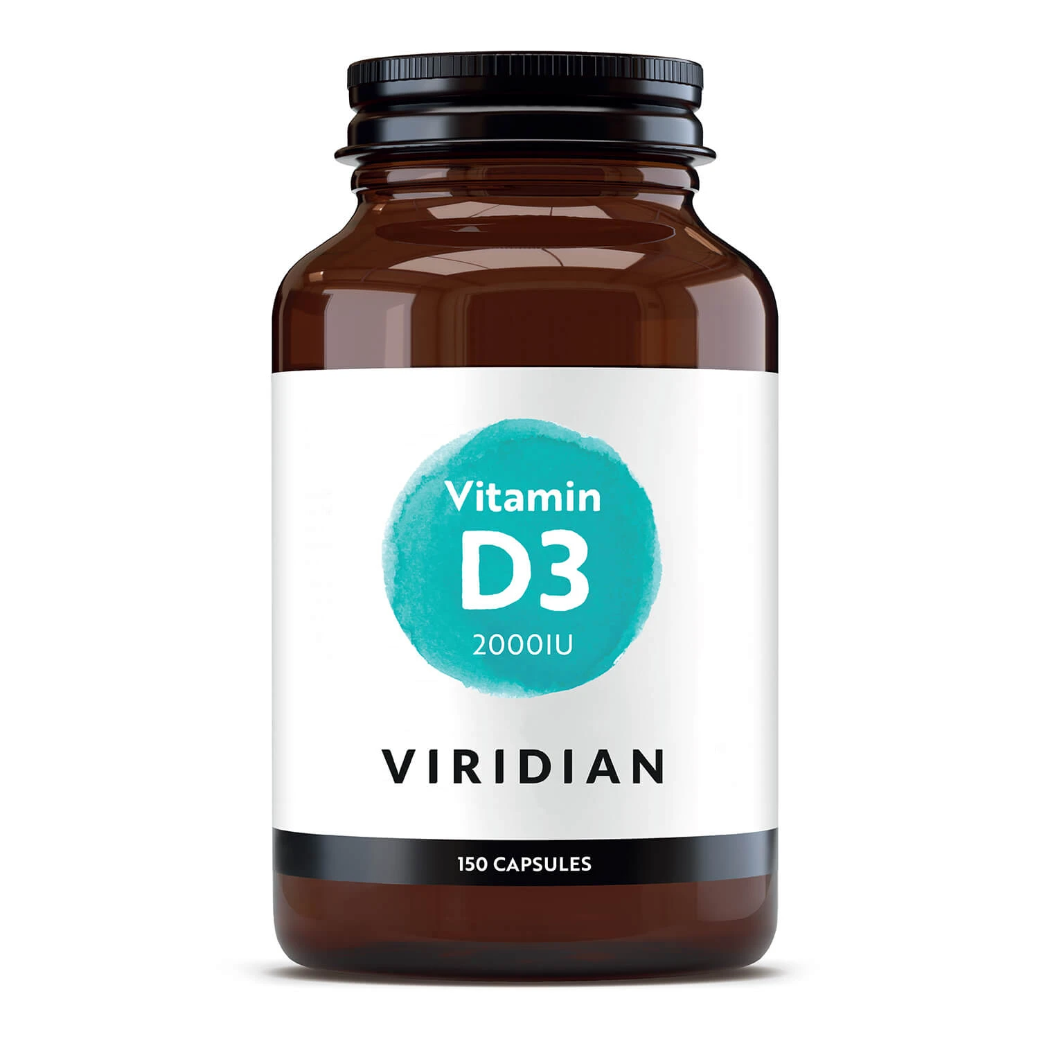 Viridian Vitamin D3 2000 IU, 150 Kapseln