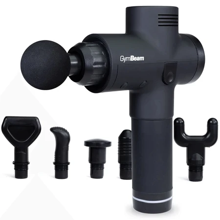 GymBeam VI Black, pistola per massaggio, nero