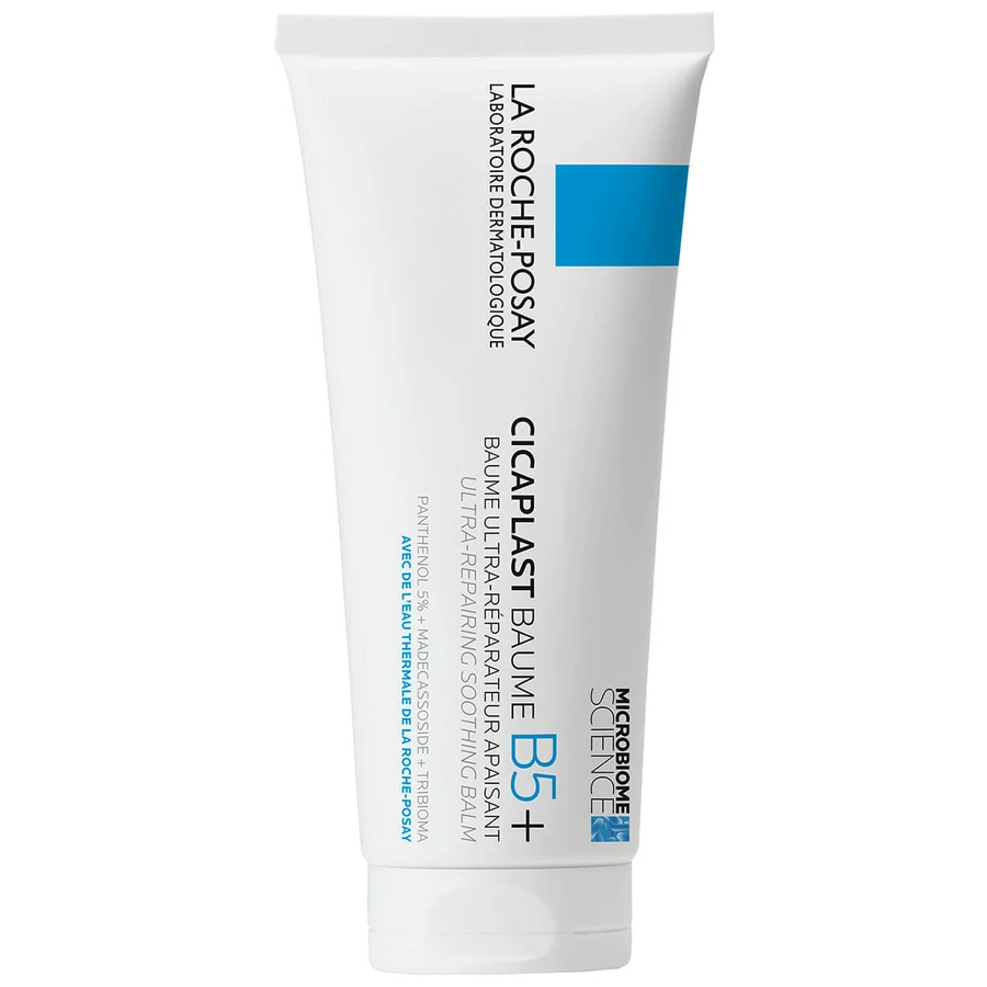 La Roche-Posay Cicaplast Baume B5+ kit, loción calmante regeneradora, 2 x 100 ml + mini caja de productos de regalo