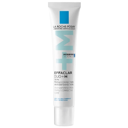 La Roche-Posay Effaclar Kit, Reinigungsgel für fettige und empfindliche Haut, 400 ml + Effaclar DUO+M, Feuchtigkeitscreme für zu Akne neigende Haut, 40 ml + Gratisbeutel
