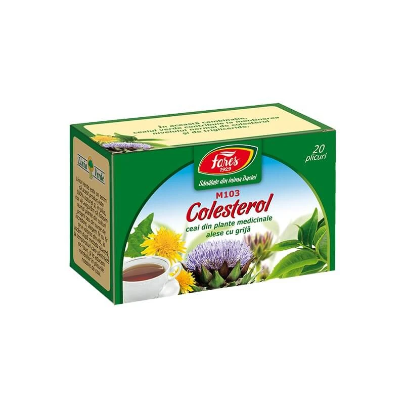 Tee Colesterol, M103, 20 Sachets, Fares