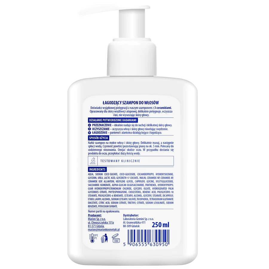 Aptederm Sensitive, Haarshampoo, empfindliche und atopische Haut, 250 ml