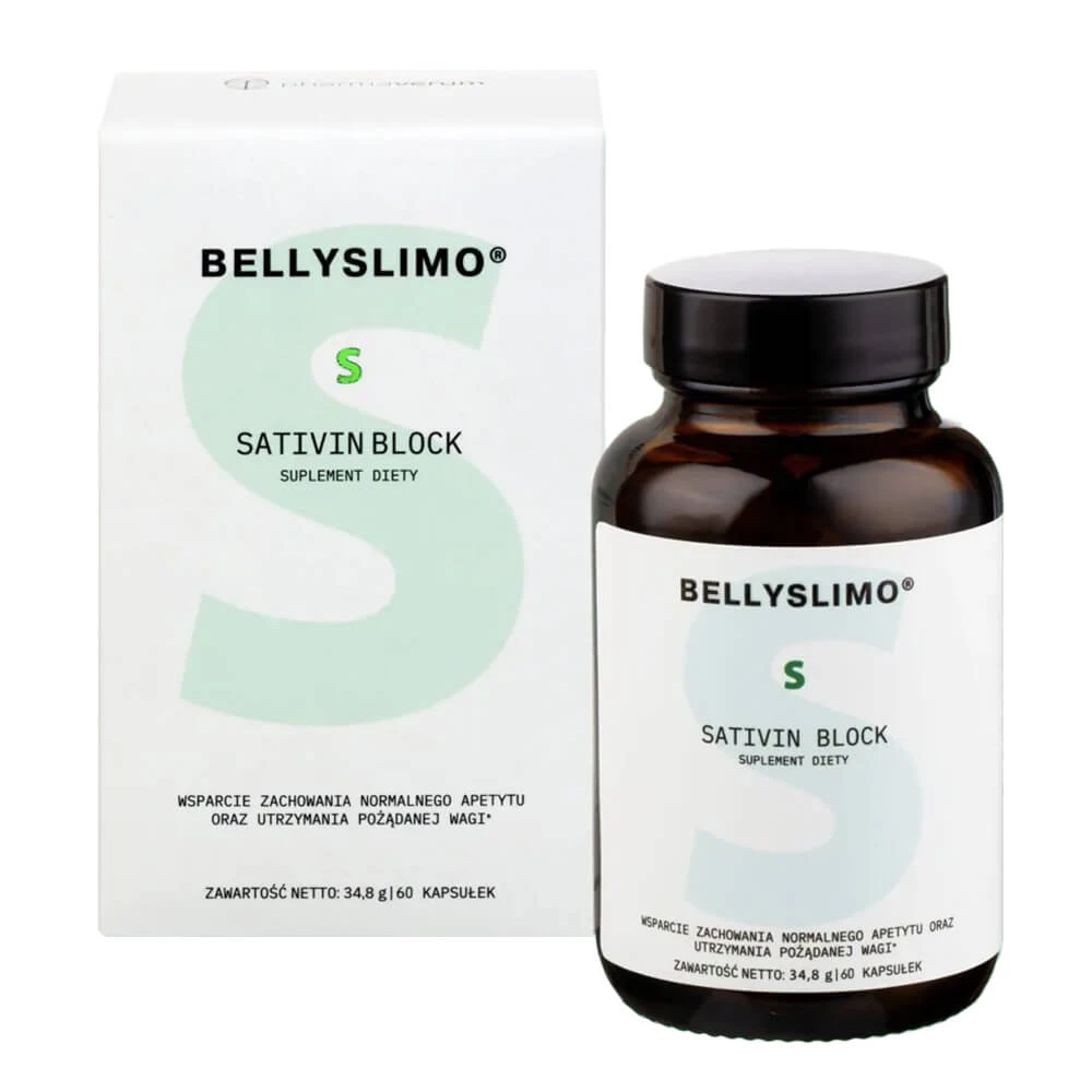 Bellyslimo Sativin Block, 60 Kapseln