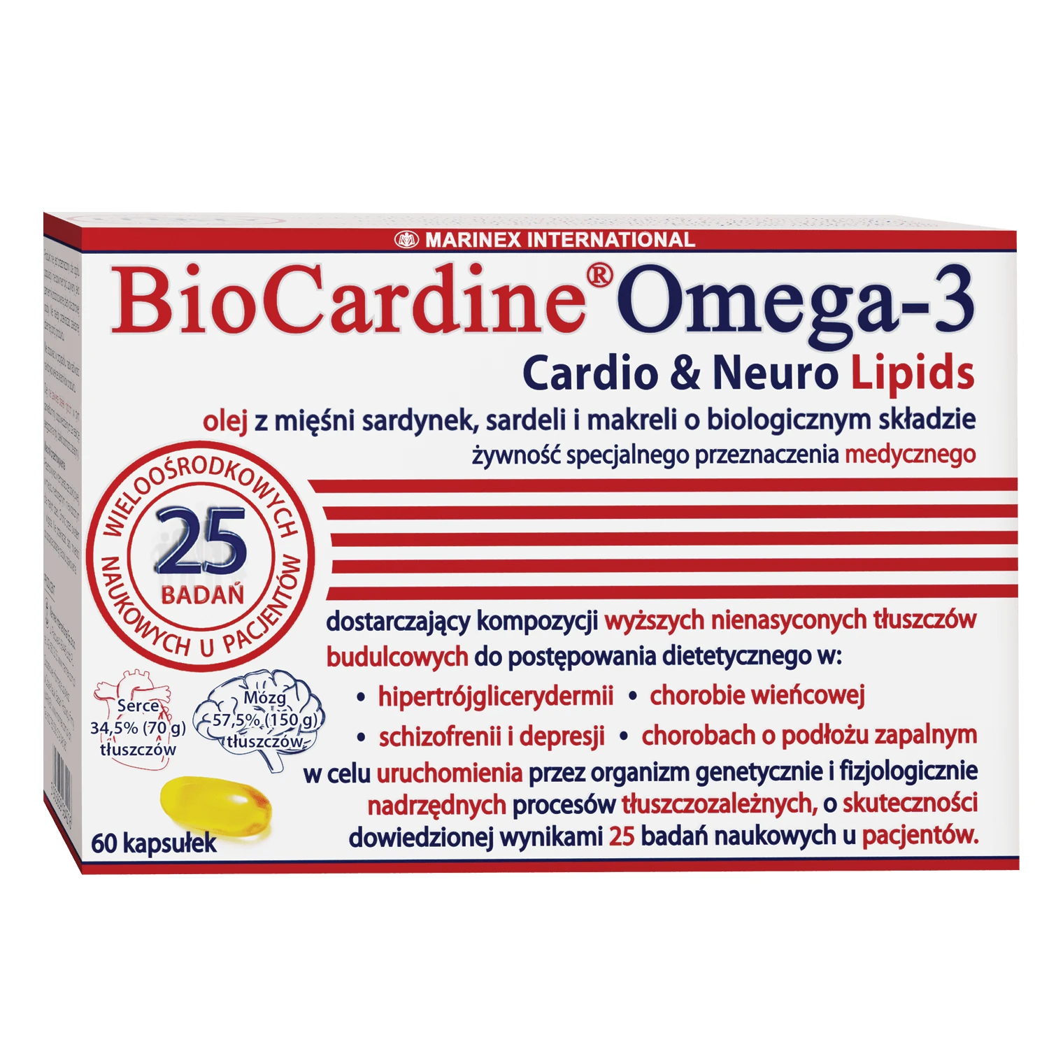 BioCardine Omega-3 Kardio&Neuro-Lipide, 60 Kapseln