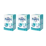 Set Nestle NAN Optipro 3, Junior modified milk for children over 1 year, 3 x 650 g