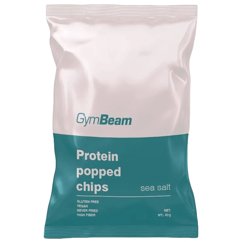 GymBeam, Protein-Chips, Meersalz, 40 g